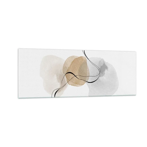 Schilderen op glas - Lucht kralen - 140x50 cm