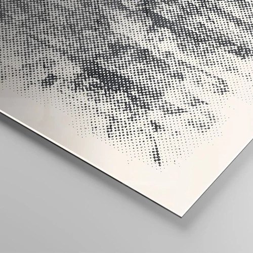 Schilderen op glas - Mistige compositie - 100x40 cm