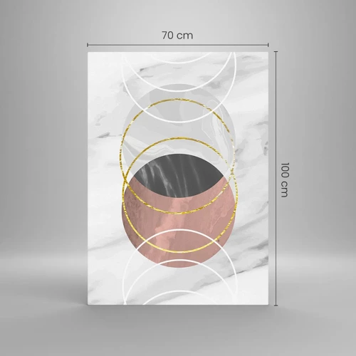 Schilderen op glas - Muziek van de sferen - 70x100 cm