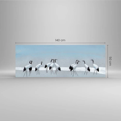 Schilderen op glas - Na een warme dag - 140x50 cm