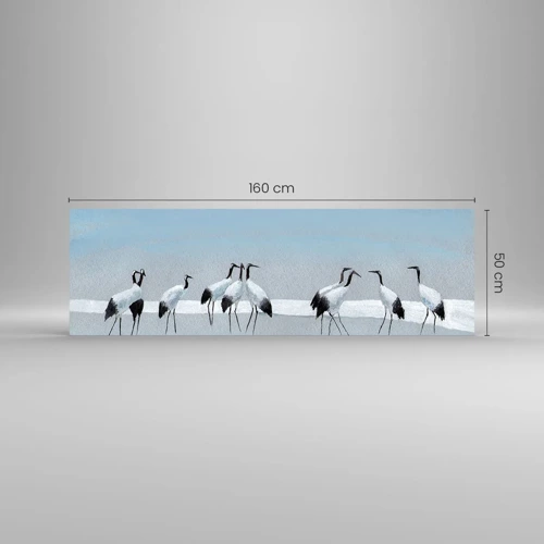 Schilderen op glas - Na een warme dag - 160x50 cm