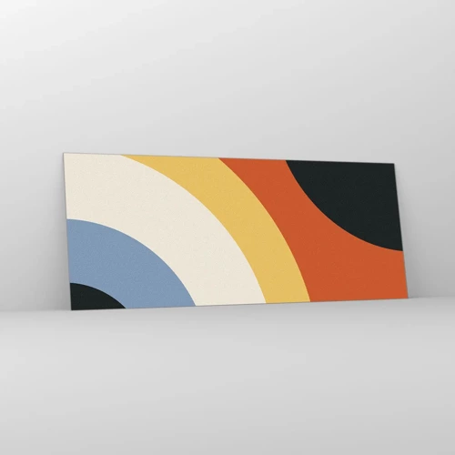 Schilderen op glas - Naar mezelf toe - 100x40 cm