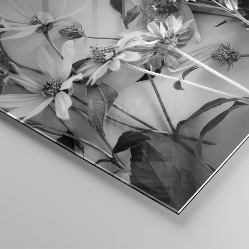 Schilderen op glas - Niet-boeket bloemen - 160x50 cm