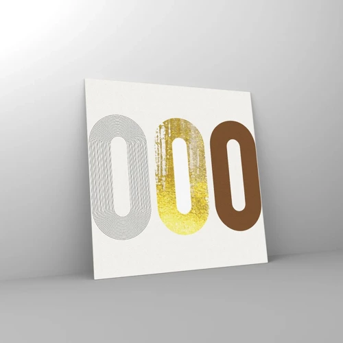 Schilderen op glas - Oooo! - 70x70 cm