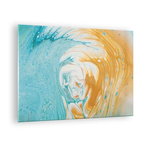 Schilderen op glas - Pastel werveling - 70x50 cm