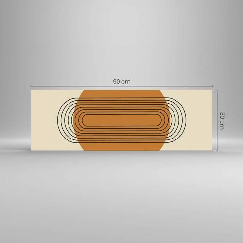 Schilderen op glas - Perfect plan - 90x30 cm