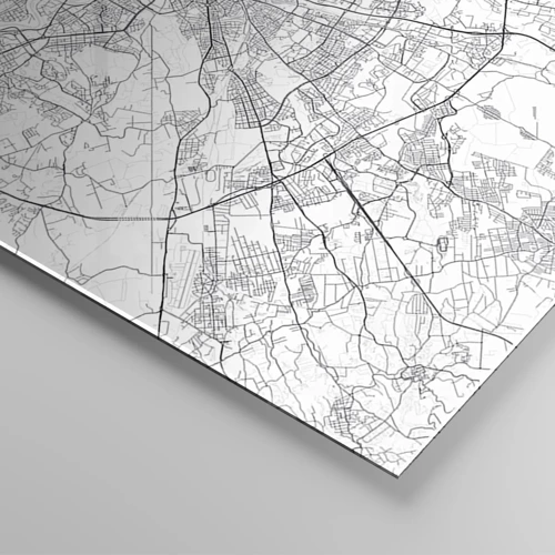 Schilderen op glas - Romeinse cirkel - 100x40 cm