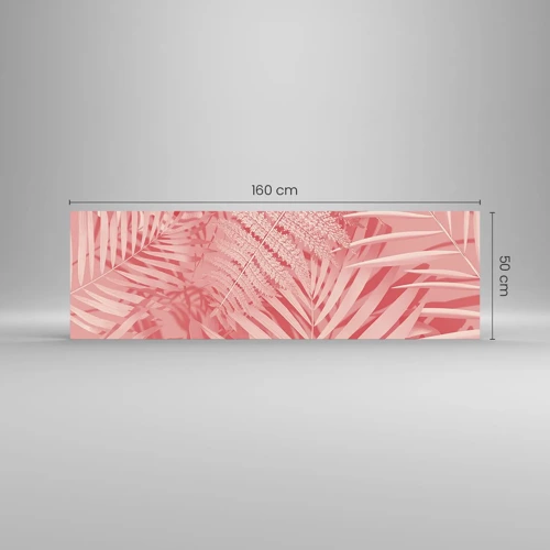 Schilderen op glas - Roze concept - 160x50 cm