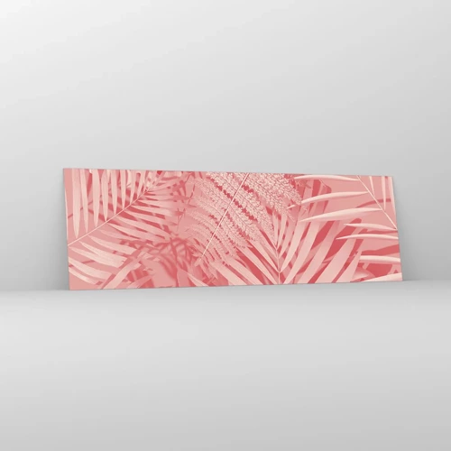 Schilderen op glas - Roze concept - 160x50 cm