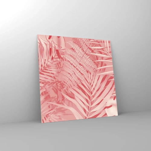 Schilderen op glas - Roze concept - 40x40 cm