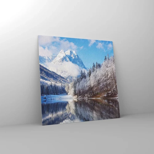 Schilderen op glas - Sneuwwacht - 50x50 cm