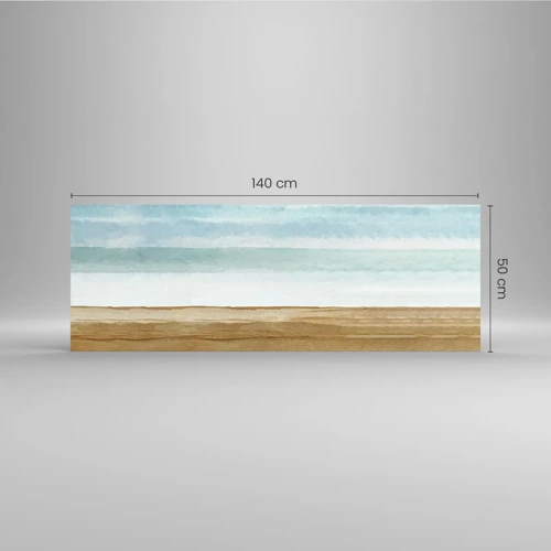 Schilderen op glas - Troost - 140x50 cm
