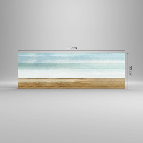 Schilderen op glas - Troost - 90x30 cm