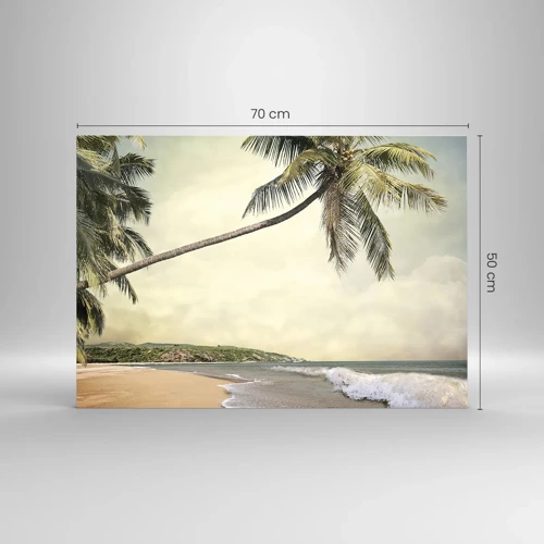 Schilderen op glas - Tropische droom - 70x50 cm