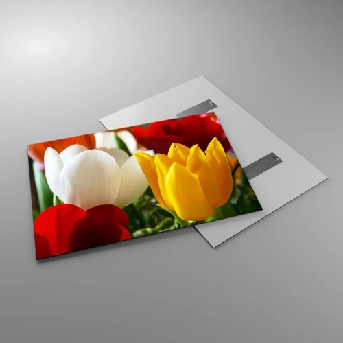 Schilderen op glas - Tulpenkoorts - 100x70 cm