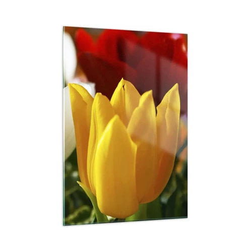 Schilderen op glas - Tulpenkoorts - 50x70 cm