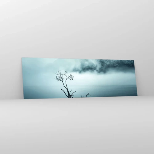 Schilderen op glas - Van water en mist - 160x50 cm