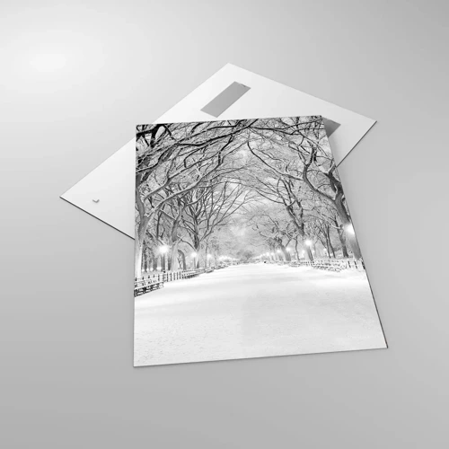 Schilderen op glas - Vier seizoenen - winter - 70x100 cm