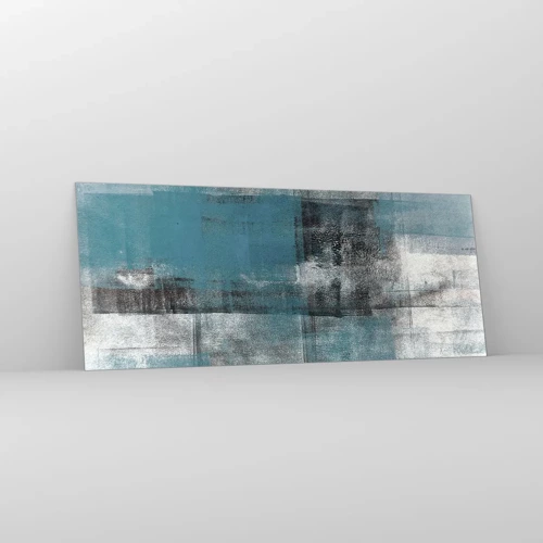 Schilderen op glas - Water en lucht - 100x40 cm