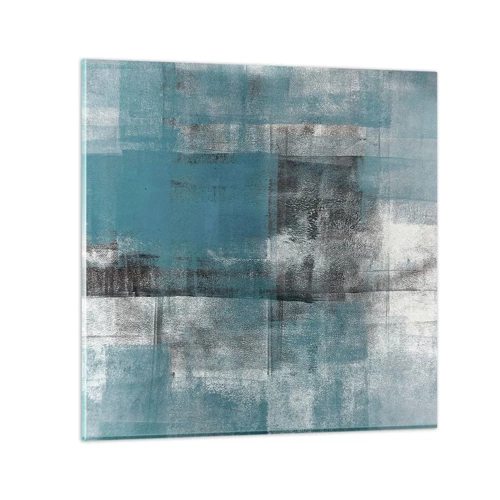 Schilderen op glas - Water en lucht - 70x70 cm