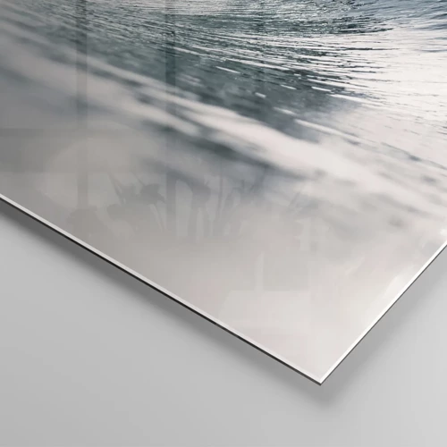 Schilderen op glas - Waterpiek - 100x40 cm