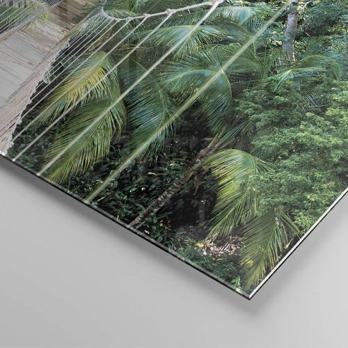 Schilderen op glas - Welkom in de jungle! - 120x50 cm