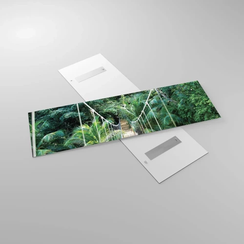 Schilderen op glas - Welkom in de jungle! - 160x50 cm