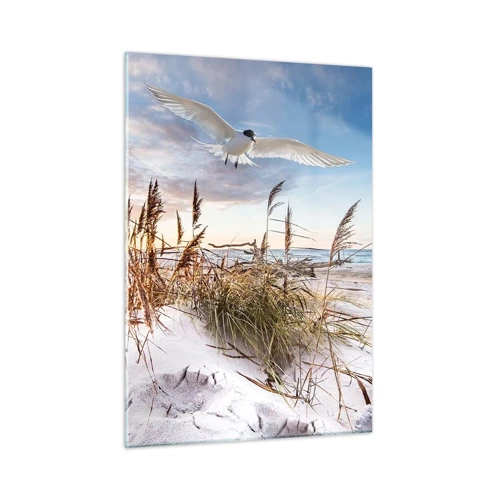 Schilderen op glas - Wind uit zee - 50x70 cm