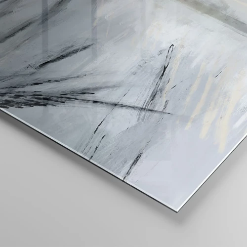 Schilderen op glas - Wintervelden - 70x70 cm