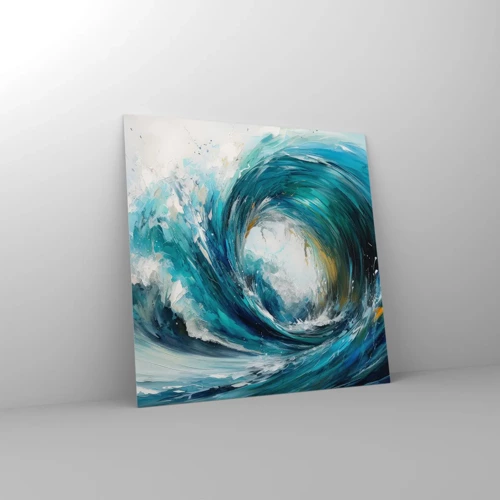 Schilderen op glas - Zeeportaal - 60x60 cm