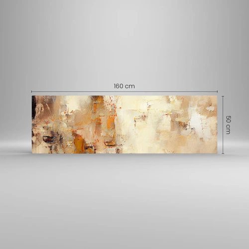 Schilderen op glas - Ziel van Amber - 160x50 cm