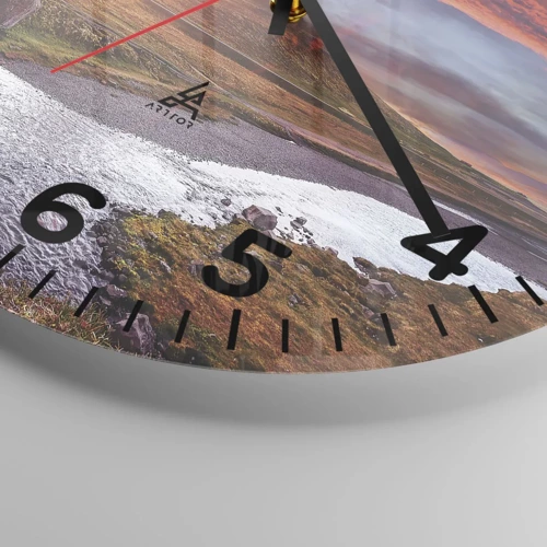 Wandklok - Klok - Een zicht op Midden-aarde - 30x30 cm