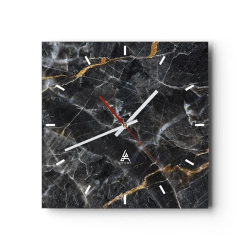 Wandklok - Klok - Het innerlijke leven van de steen - 40x40 cm