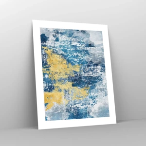 Poster - Abstractie vol met weer - 40x50 cm