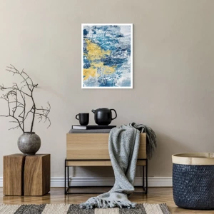 Poster - Abstractie vol met weer - 40x50 cm