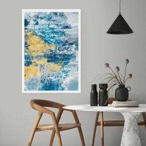 Poster - Abstractie vol met weer - 40x50 cm