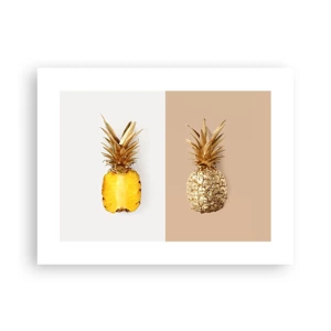 Poster - Ananas voor ons - 40x30 cm