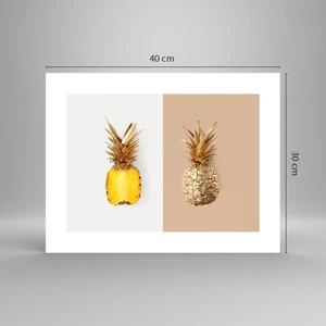 Poster - Ananas voor ons - 40x30 cm