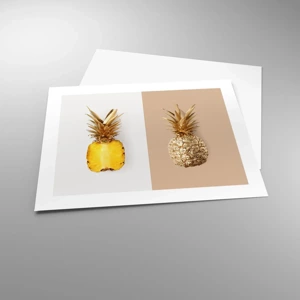 Poster - Ananas voor ons - 50x40 cm