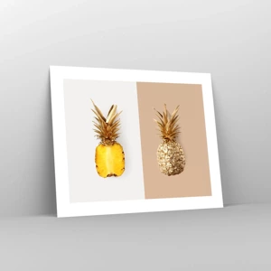 Poster - Ananas voor ons - 50x40 cm