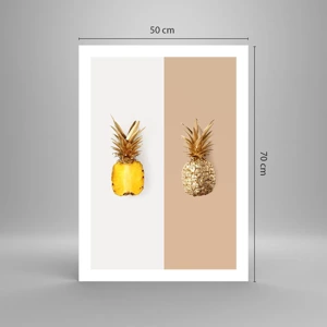 Poster - Ananas voor ons - 50x70 cm