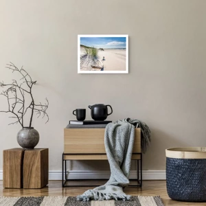 Poster - De mooiste zandstrand? Oostzee-strand - 40x30 cm