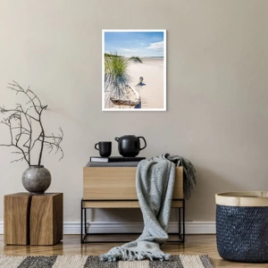 Poster - De mooiste zandstrand? Oostzee-strand - 40x50 cm