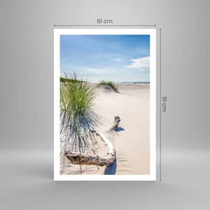 Poster - De mooiste zandstrand? Oostzee-strand - 61x91 cm