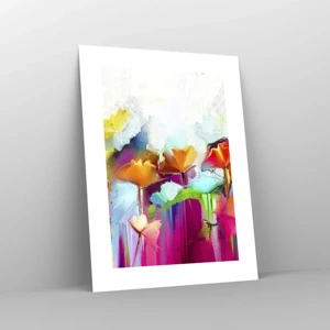 Poster - De regenboog is tot bloei gekomen - 30x40 cm