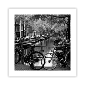 Poster - Een heel Nederlands uitzicht - 40x40 cm