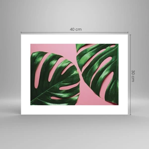 Poster - Groene rendez-vous - 40x30 cm