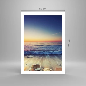 Poster - Hoe zit het met de horizon? - 50x70 cm