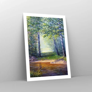 Poster - Idyllisch landschap - 50x70 cm