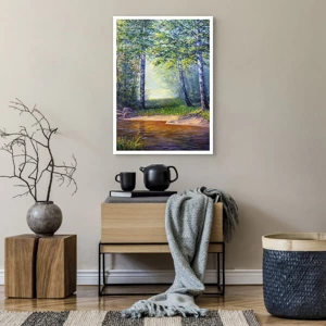 Poster - Idyllisch landschap - 50x70 cm